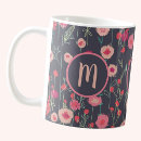 Search for flower monogram mugs Bohemian