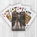 Search for engagement playing cards Bride and groom