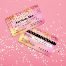 Search for copper foil business cards Beauty salon