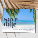 Search for palm tree save the dates Beach