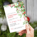 Search for red stamp seasonal invitations Tree