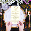 Search for vintage wedding menus Classic