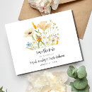 Search for spring wedding save the dates Wildflowers