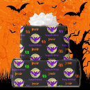Search for happy halloween birthday wrapping paper Kids