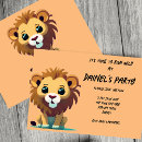 Search for kids safari birthday invitations Wild animal