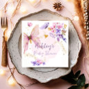 Search for purple floral napkins Pink and purple