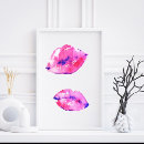 Search for purple lips art Kiss