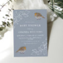 Search for blue botanical invitations Minimalist