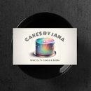 Search for cake bakery business cards Glitter