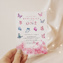 Search for butterfly 1st birthday Watercolor