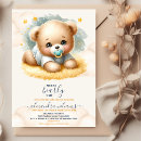 Search for vintage teddy bear invitations Gender neutral