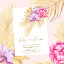 Search for boho baby shower invitations Rustic boho floral