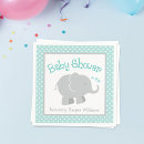 Search for elephant napkins Baby shower