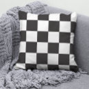 Search for black white checkered cushions Geometric