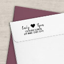 Search for heart rubber stamps Return address