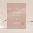 Search for blush and grey wedding invitations Boho