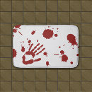 Search for bloody bath mats Blood splatter