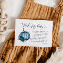 Search for blue pumpkin invitations Rustic