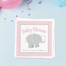 Search for girl elephant baby shower napkins Cute