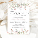 Search for wildflower 1st birthday invitations Wild and onederful