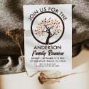 Search for fall family reunion invitations Tree