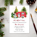 Search for vintage camper invitations Red