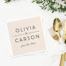 Search for monogram wedding napkins Typography