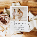 Search for 5x7 wedding thank you cards Black and white