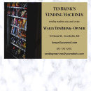 Search for vending machine business cards Soda