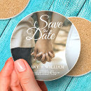 Search for save the date coasters Engagement