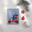 Search for scooter christmas cards Whimsical