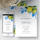 Search for botanical engagement party invitations Rustic