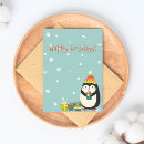 Search for merry christmas penguin postcards Cartoon