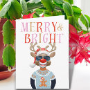 Search for cool christmas cards Merry and bright