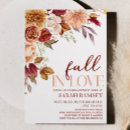 Search for fall floral bridal shower invitations Fall in love