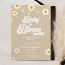 Search for brown baby shower invitations Baby in bloom