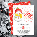 Search for winter baby shower invitations Modern