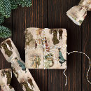 Search for winter scene wrapping paper Vintage christmas