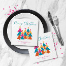 Search for modern christmas napkins Colourful