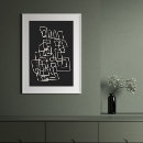 Search for abstract line drawings posters Black and white