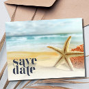 Search for starfish save the dates Coastal