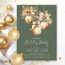 Search for golden christmas invitations Elegant