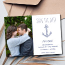 Search for nautical wedding save the dates Anchor
