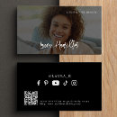 Search for influencer business cards Content creator