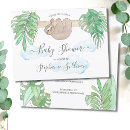 Search for sloth invitations Whimsical