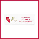 Search for berry return address labels Script typography
