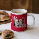 Search for rustic snowflake mugs Red