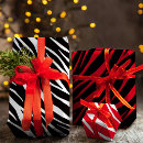 Search for zebra christmas wrapping paper Pattern
