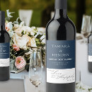 Search for navy blue wine labels Minimalist