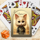 Search for humour playing cards Kitty